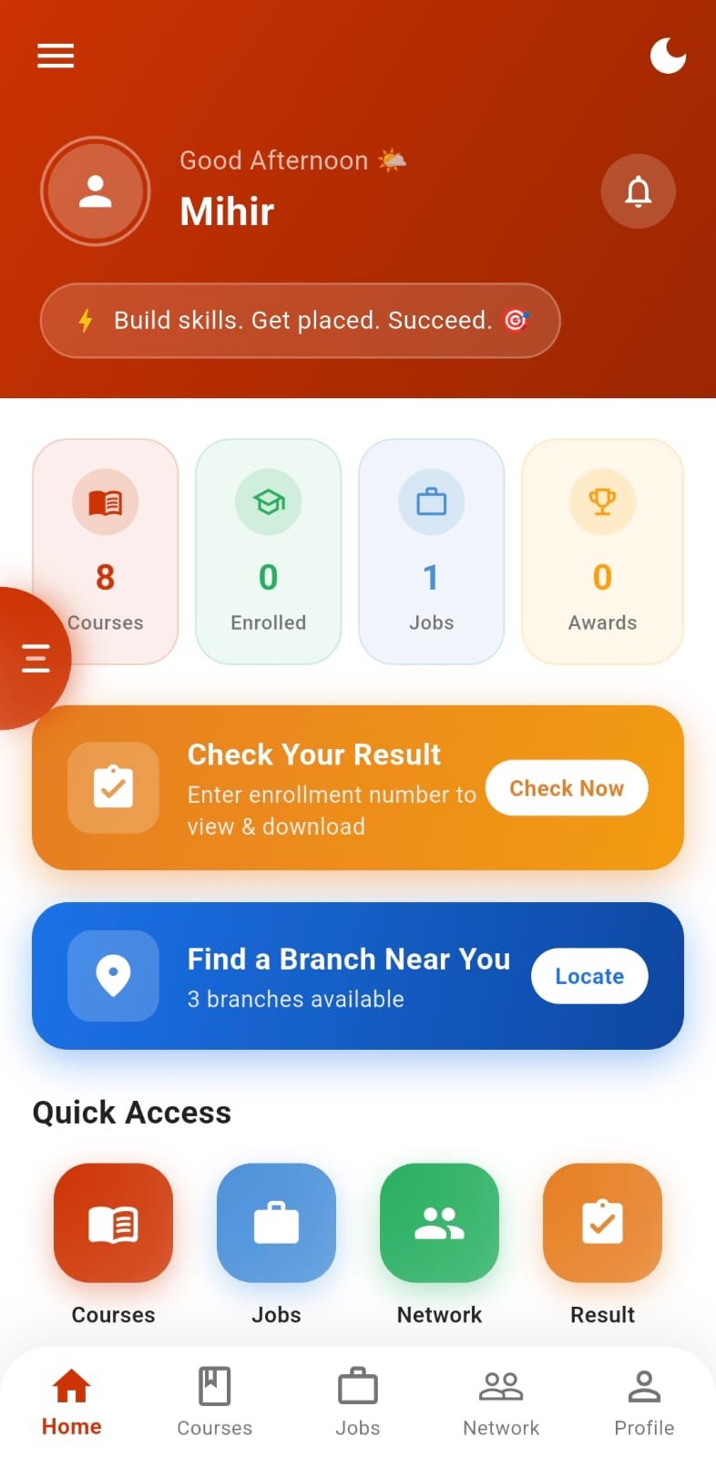 Home Screen
